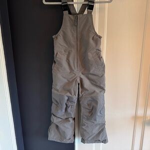 Lands' End Kids Gray Snow Bibs